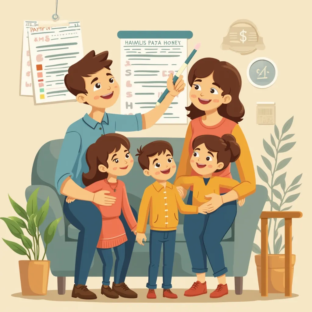 Exemple de calcul d'impôt pour une famille avec enfants